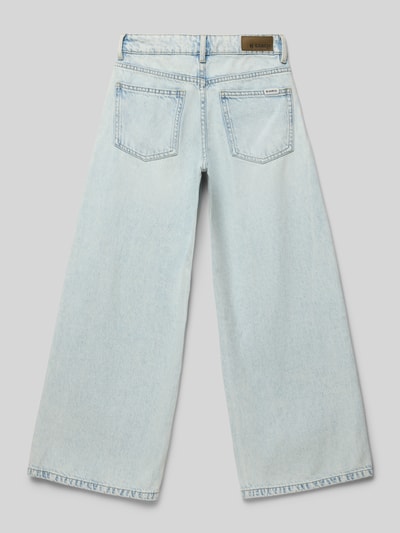 Garcia Wide Leg Jeans mit Eingrifftaschen Modell 'Marall' Hellblau 3