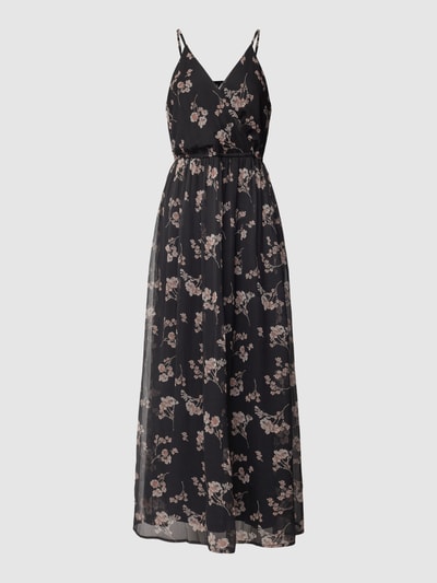 VERO MODA Midi-jurk met spaghettibandjes, model 'SMILLA' Zwart - 2