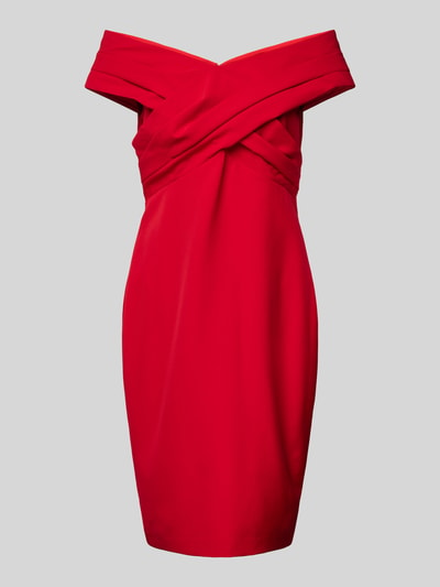 Lauren Ralph Lauren Off-Shoulder-Kleid mit Nahtreißverschluss Modell 'IRENE' Rot 1