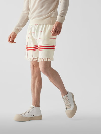 Maison Margiela Shorts mit Streifenmuster Ecru 6