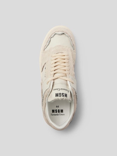 MSGM Sneaker im Used-Look Ecru 4