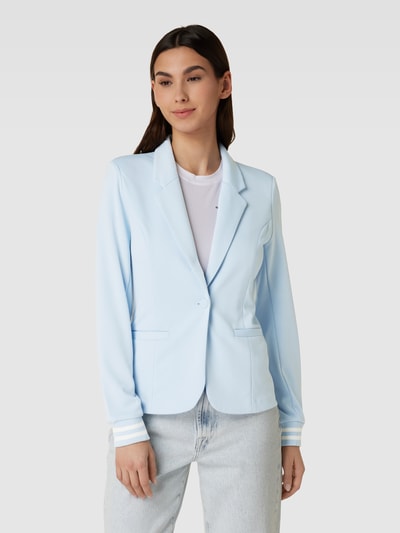 KAFFE Blazer Single Breasted Notch Lapel Slim Fit Rib Knit Cuffs, Blauwe indigo/witte strepen, XS