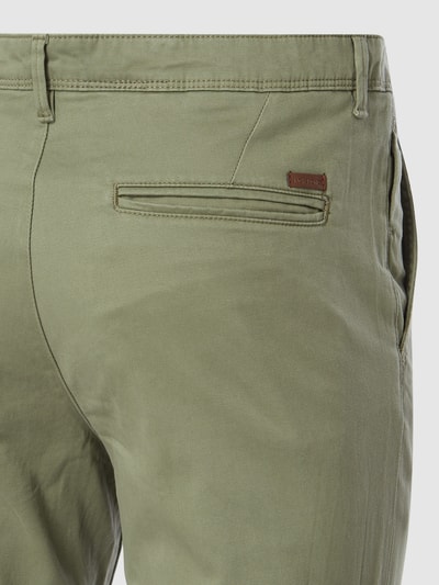 Jack & Jones Slim Fit Chino mit Stretch-Anteil Modell 'Marco' Oliv 3