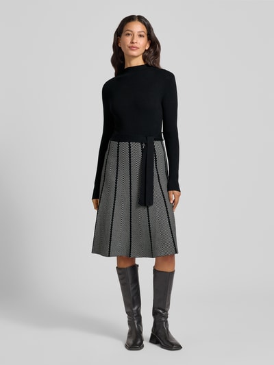 Apricot Midi-jurk van viscosemix Zwart - 4