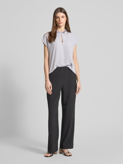 Jake*s Collection Regular Fit Blusenshirt mit Schlüsselloch-Ausschnitt Lavender 1