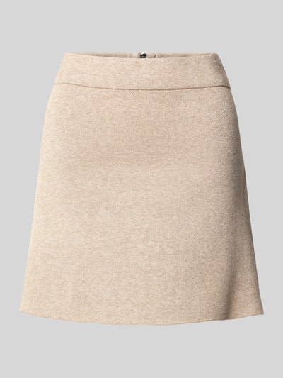 Vero Moda Uitlopende minirok met korte ritssluiting Taupe - 2