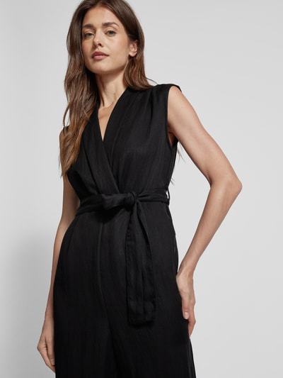 Zero Jumpsuit in Wickel-Optik BLACK 3