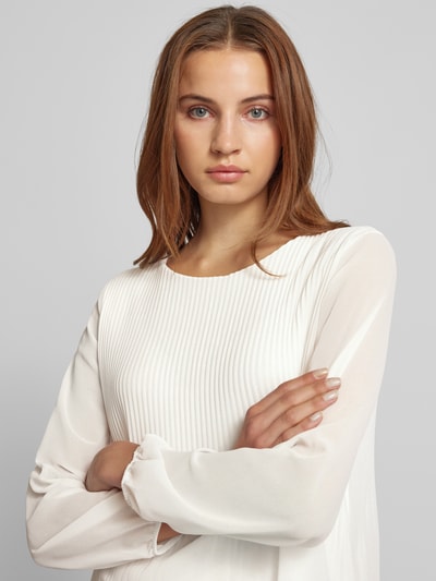 ZABAIONE Blouseshirt met boothals Offwhite - 3