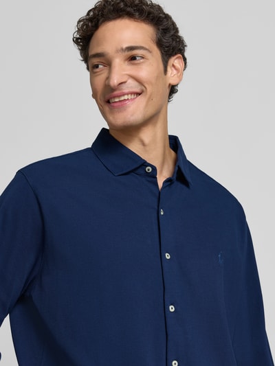 Polo Ralph Lauren Slim Fit Freizeithemd aus reiner Baumwolle Marine 3