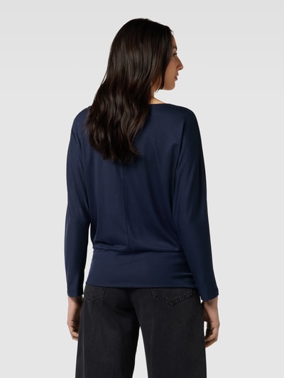 Tom Tailor Longsleeve aus Lyocell in unifarbenem Design Marine 5