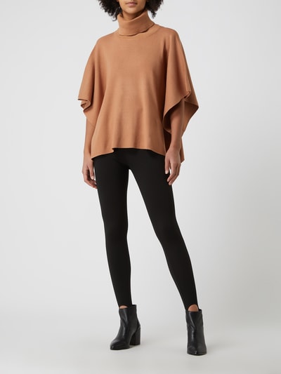 comma Poncho van viscosemix Camel - 1