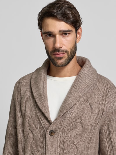 GRAN SASSO Kurtka z dzianiny z listwą guzikową Piaskowy 3