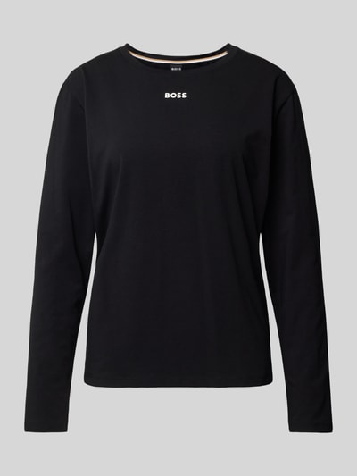 BOSS Longsleeve mit Label-Print Black 2