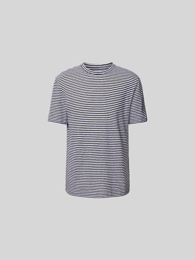 Officine Générale T-Shirt aus Frottee Marine 2
