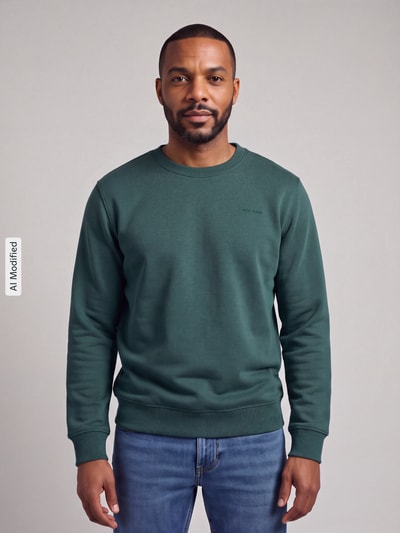 Pepe Jeans Regular Fit Sweatshirt Modell 'Jefferson' Petrol 4