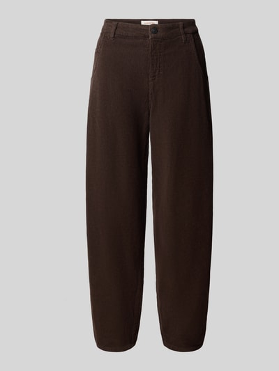 GANG Balloon Fit Cordhose aus Baumwoll-Mix Modell '94VIA' Schoko 1