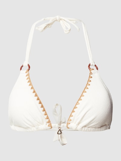 Banana Moon Bikinitop met vetersluiting aan de achterkant, model 'YERO SANTAFE' Offwhite - 1