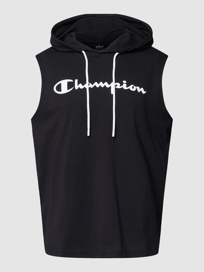 CHAMPION Tanktop met capuchon, model 'Hooded Sleeveless T-Shirt' Zwart - 2