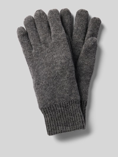 Barbour Gebreide handschoenen van wolmix, model 'CARLTON' Middengrijs - 1