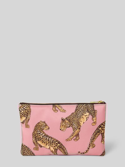 WOUF Pouch mit Label-Patch Modell 'Blush Leopard' Altrosa 2