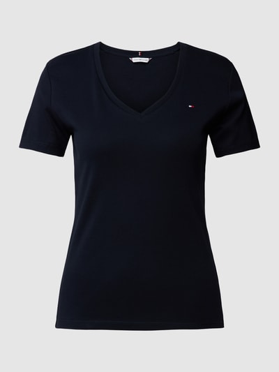 Tommy Hilfiger Slim Fit T-Shirt mit Streifenmuster Marine 2