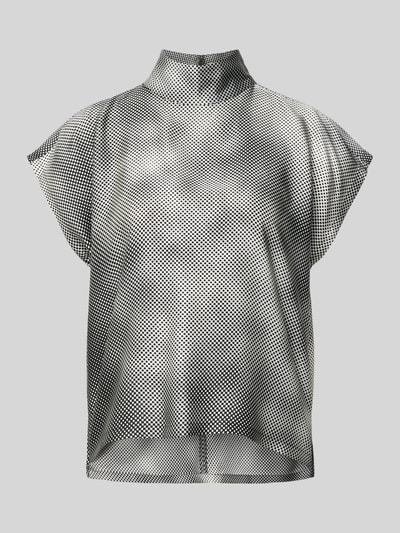 Drykorn Blouseshirt met opstaande kraag, model 'ALARIA' Zwart - 2