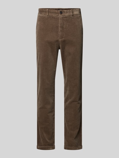 Matinique Corduroy broek in 5-pocketmodel Taupe - 2