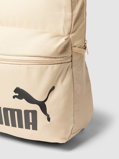 Puma Plecak z detalami z logo model ‘Phase’ Piaskowy 3