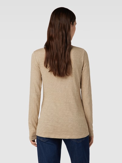 Marc O'Polo Longsleeve mit U-Boot-Ausschnitt Sand 5