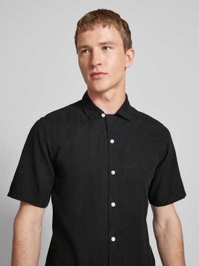 ONLY & SONS Vrijetijdsoverhemd met reverskraag, model 'CAIDEN' Zwart - 3