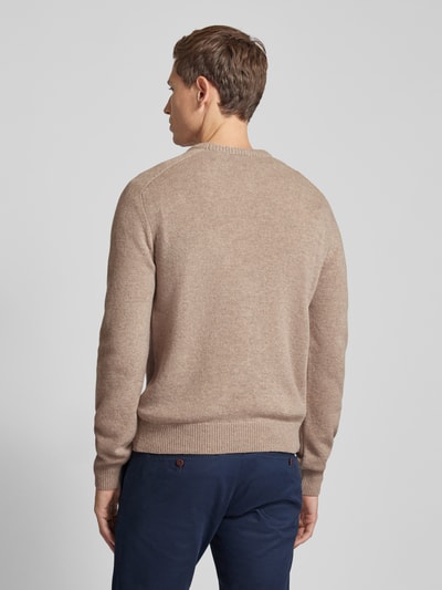 Forét Wollen pullover met ronde hals, model 'MEADOW' Beige - 5