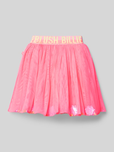 Productfoto, Tulerok met elastische band van BILLIEBLUSH, roze tule, A-lijn, label-details, bandwijdte maat 116: 25 cm, totale lengte: 37 cm