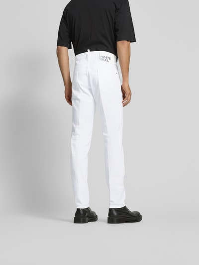 Dsquared2 Slim Fit Jeans mit Label-Detail Weiss 5