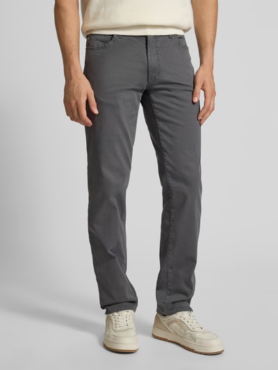 Brax Hose mit Eingrifftaschen Modell 'CADIZ' Anthrazit 4