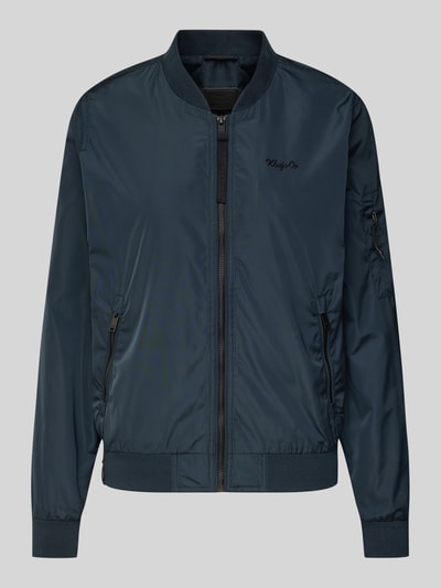 khujo Bomberjacke mit Label-Print Modell 'CEND' Marine 2