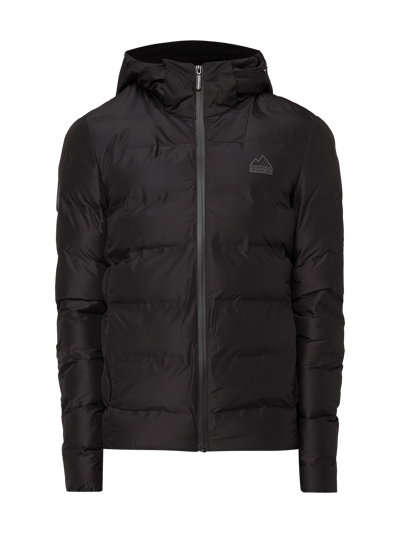 Superdry Kurtka pikowana z kapturem — watowana Czarny 2