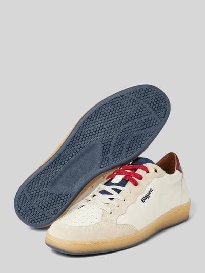 Blauer USA Sneaker mit Label-Print Modell 'MURRAY' Weiss 4