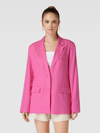 Gina Tricot Blazer mit Pattentaschen Modell 'Josie' Pink 4