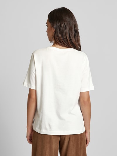 Marc Cain T-shirt met ronde hals Offwhite - 5