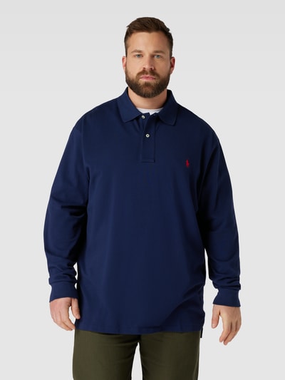 Polo Ralph Lauren Big & Tall PLUS SIZE poloshirt met logostitching Marineblauw - 4