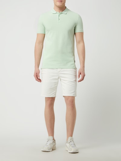 Tom Tailor Denim Poloshirt met geborduurd logo Mintgroen - 1