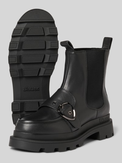 Blauer USA Boots met elastische inzetten, model 'KIMMEL11' Zwart - 4
