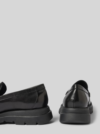 Steve Madden Mokasyny skórzane z paskiem na cholewce model ‘RAIDEN’ Czarny 2