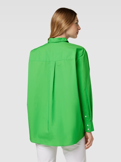 Jake*s Casual Hemdbluse mit Brusttasche Gras Grün 5
