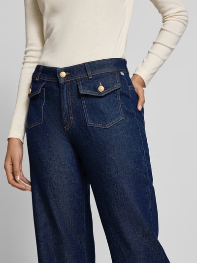 Brax Jeansy rozkloszowane z kieszeniami z patką model ‘MAINE’ Ciemnoniebieski 3