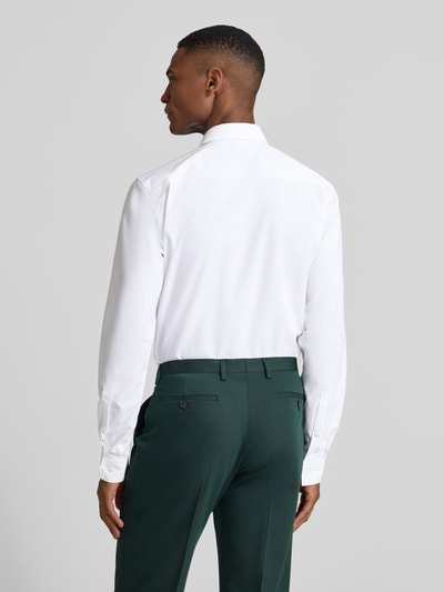 HUGO Super Slim Fit Business-Hemd aus Baumwolle Modell 'Erondo' Weiss 5