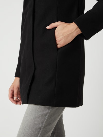 Vero Moda Kurzmantel mit Kapuze Modell 'Dafne' Black 3