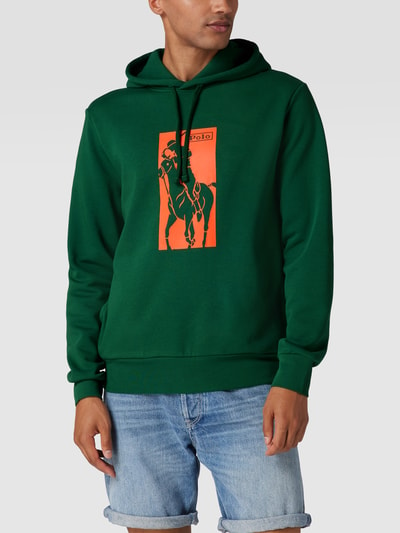 Polo Ralph Lauren Hoodie met labelprint Donkergroen - 4