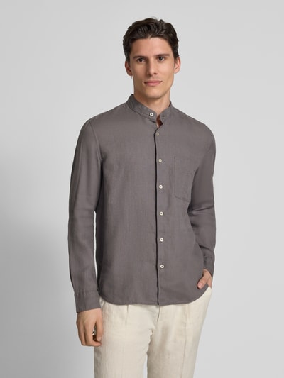 Marc O'Polo Regular Fit Freizeithemd aus reinem Leinen Graphit 4