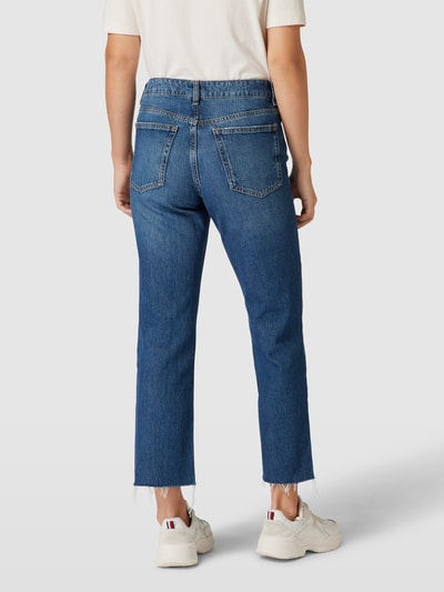 Mango Jeans in verkürzter Passform Modell 'BLANCA' Blau Melange 5